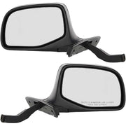 DURAFORCE Manual Mirror Set Of 2 For 1992-1996 Ford F-150 Bronco Primed Manual Folding