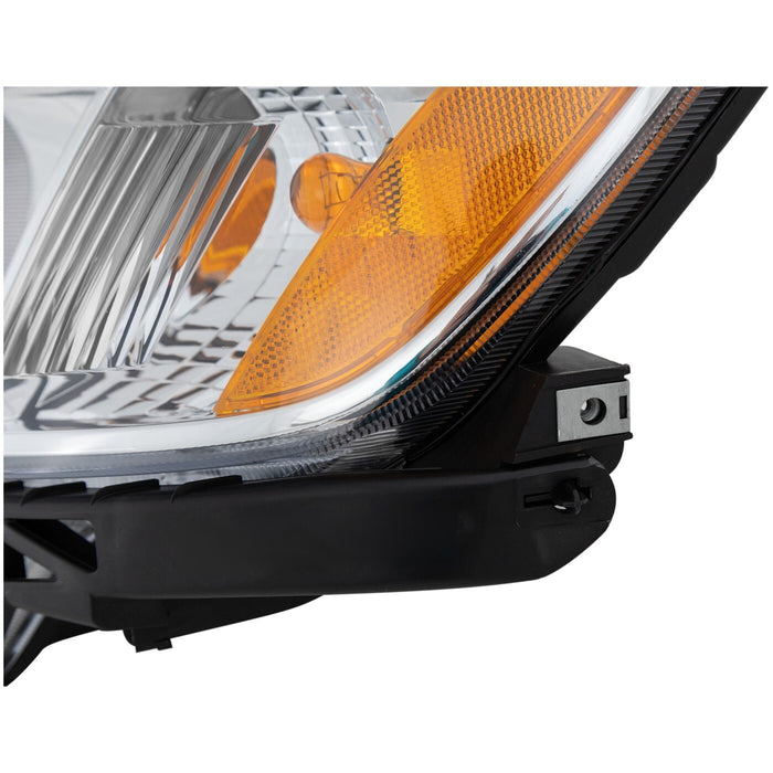 DURAFORCE Driver and Passenger Side Headlights For Ford Edge 2007-2010 Halogen with Bulbs