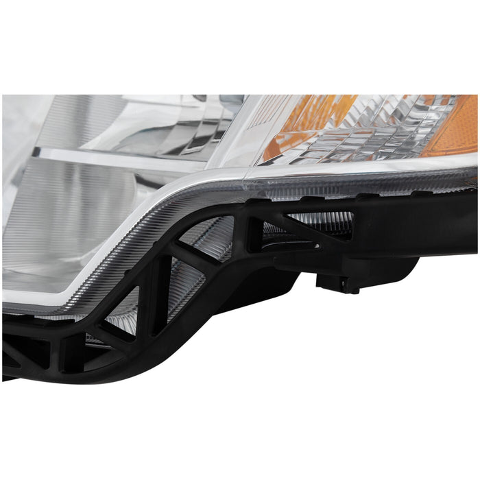 DURAFORCE Driver and Passenger Side Headlights For Ford Edge 2007-2010 Halogen with Bulbs