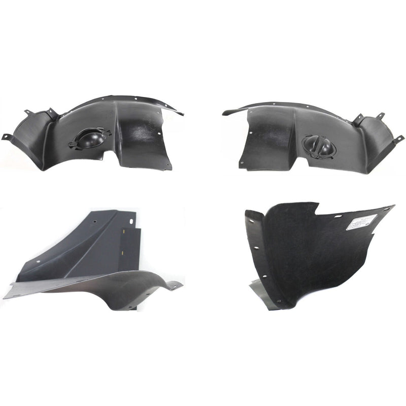 DURAFORCE Fender Liner Set For 2005-2013 Chevrolet Corvette Front Left and Right 4Pc