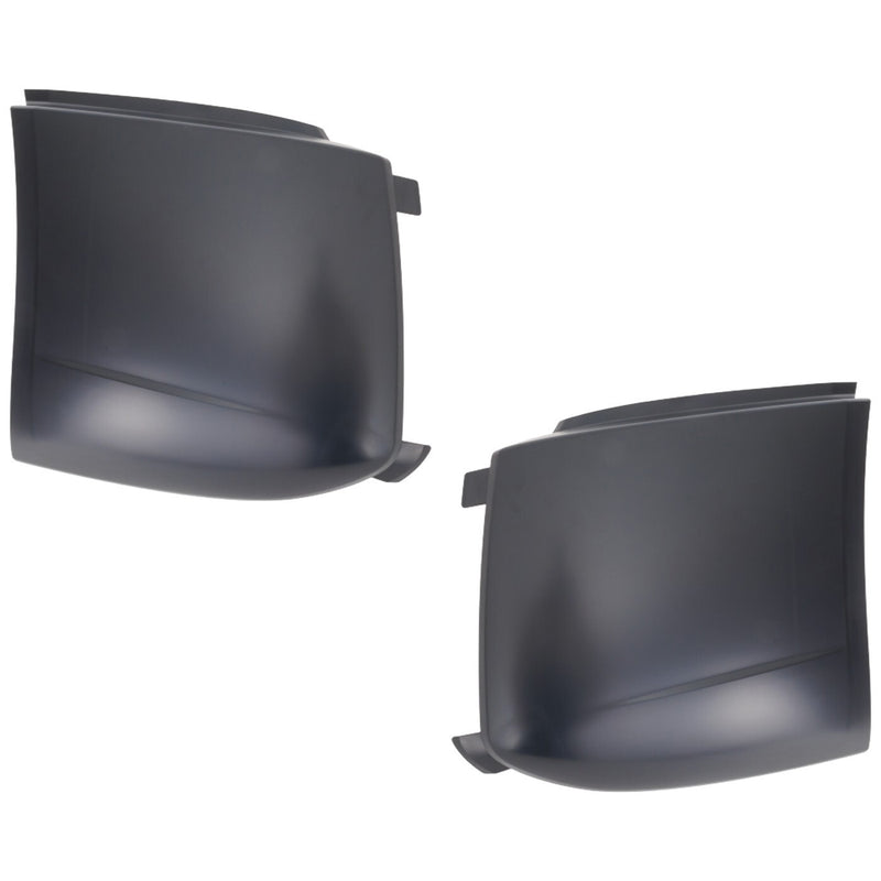 DURAFORCE Bumper End Set For 2018 2019 2020 2021 2022 Volvo VNL Driver and Passenger Black