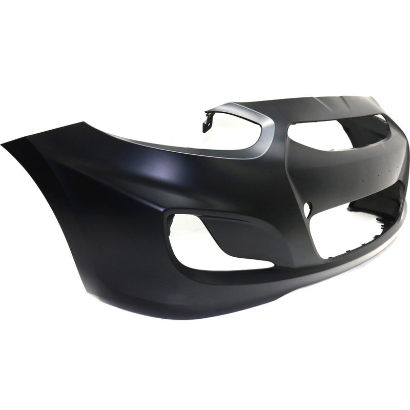 DURAFORCE Front Bumper Cover Primed For 2014-2017 Hyundai Accent From 10/15/2013