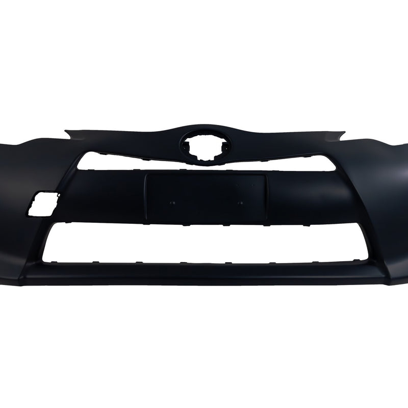 DURAFORCE Front Bumper Cover For 2012-2014 Toyota Prius C w/ fog lamp holes Primed