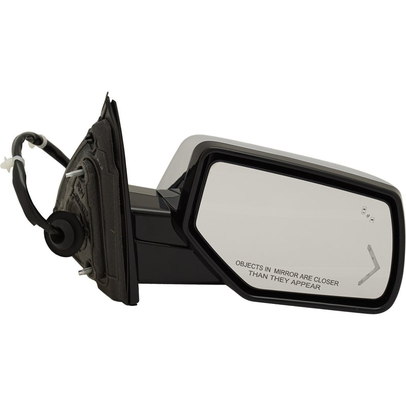 DURAFORCE Mirror For 2015-20 Chevrolet Tahoe Right Side Power Fold Heated Chrome with BSD