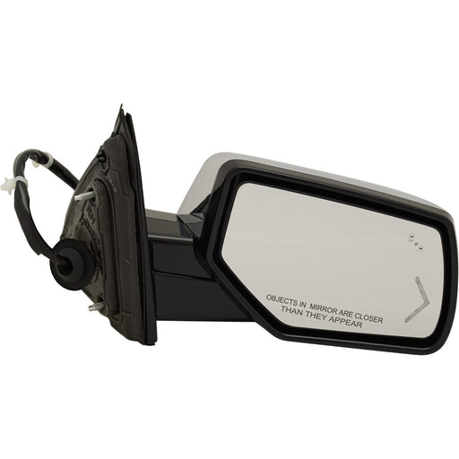 DURAFORCE Mirror For 2015-20 Chevrolet Tahoe Right Side Power Fold Heated Chrome with BSD