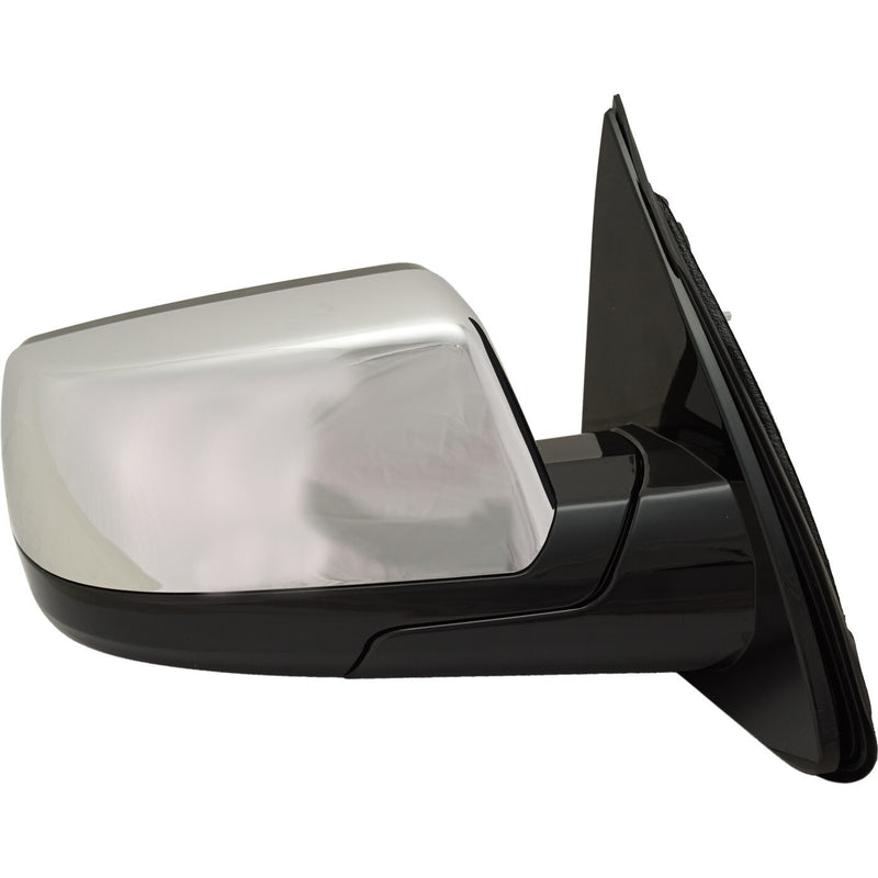 DURAFORCE Mirror For 2015-20 Chevrolet Tahoe Right Side Power Fold Heated Chrome with BSD