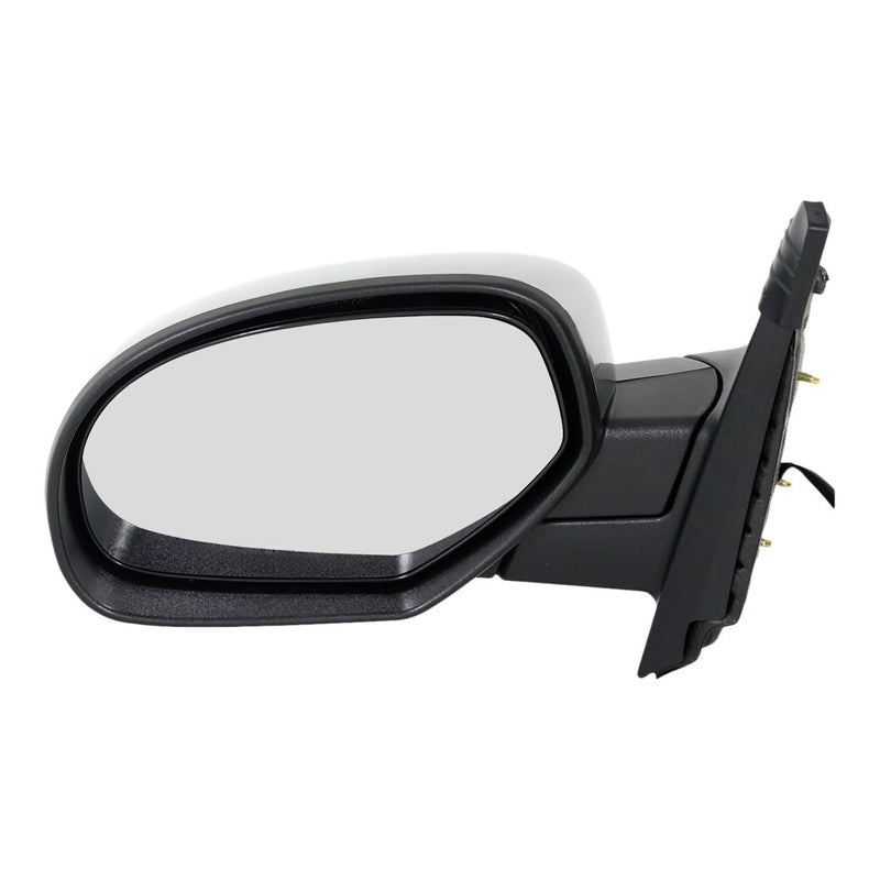 DURAFORCE Power Mirror For 2007-2013 Chevrolet Silverado 1500 Left Manual Folding Chrome