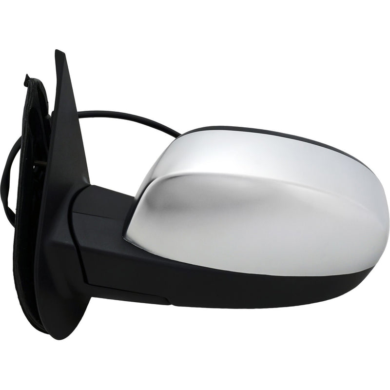 DURAFORCE Power Mirror For 2007-2013 Chevrolet Silverado 1500 Left Manual Folding Chrome