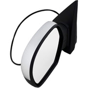 DURAFORCE Power Mirror For 2007-2013 Chevrolet Silverado 1500 Left Manual Folding Chrome
