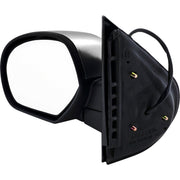 DURAFORCE Power Mirror For 2007-2013 Chevrolet Silverado 1500 Left Manual Folding Chrome