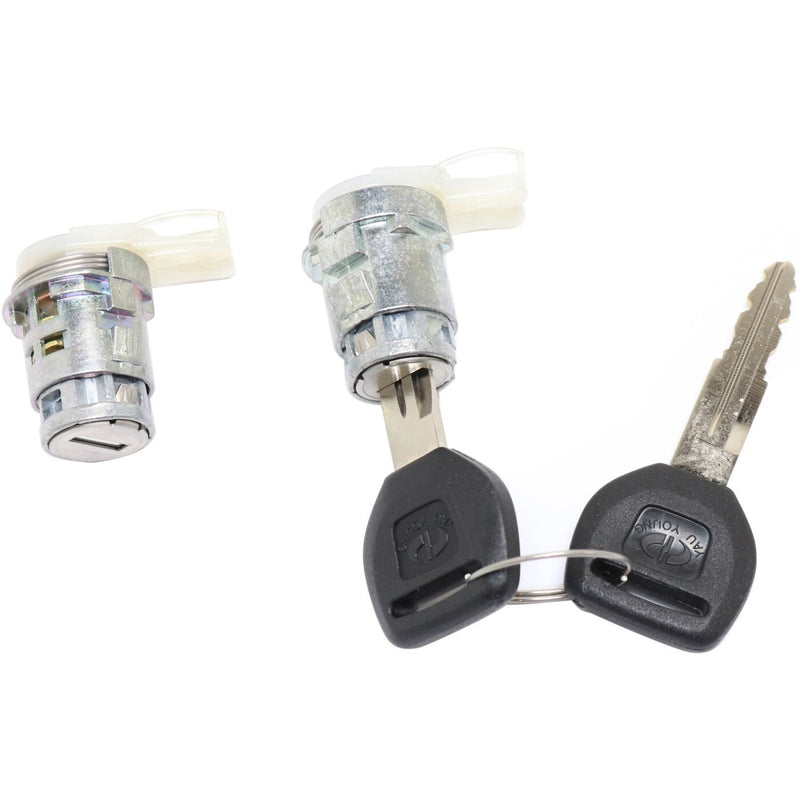 DURAFORCE New Set of 2 Door Lock Cylinders Civic For Honda Acura Integra Prelude CRX Pair