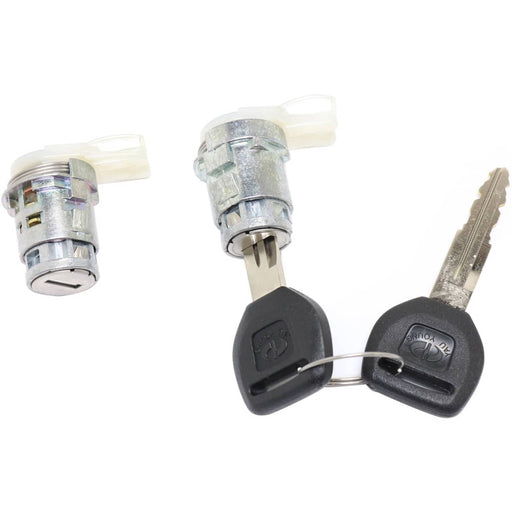 DURAFORCE New Set of 2 Door Lock Cylinders Civic For Honda Acura Integra Prelude CRX Pair