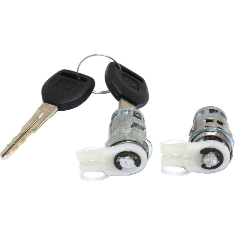 DURAFORCE New Set of 2 Door Lock Cylinders Civic For Honda Acura Integra Prelude CRX Pair