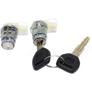 DURAFORCE New Set of 2 Door Lock Cylinders Civic For Honda Acura Integra Prelude CRX Pair