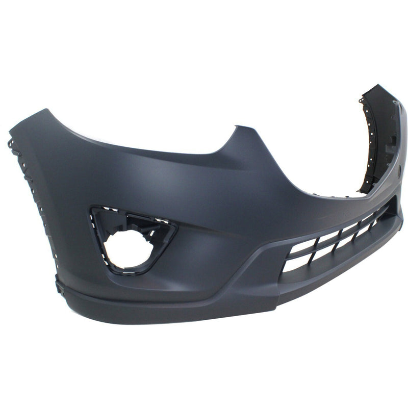 DURAFORCE Front Bumper Cover For 2013-2016 Mazda CX-5 w/ fog lamp holes Primed top
