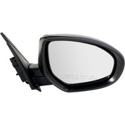 DURAFORCE Mirror Power Smooth Black Passenger Side Right RH for 10-13 Mazda 3 Mazda3