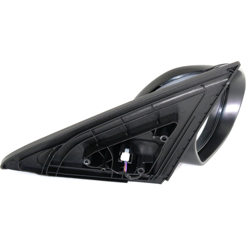 DURAFORCE Mirror Power Smooth Black Passenger Side Right RH for 10-13 Mazda 3 Mazda3