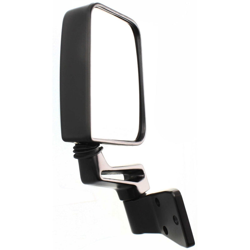 DURAFORCE Left & Right Side View Door Manual Black Folding Mirrors for 87-02 Jeep Wrangler