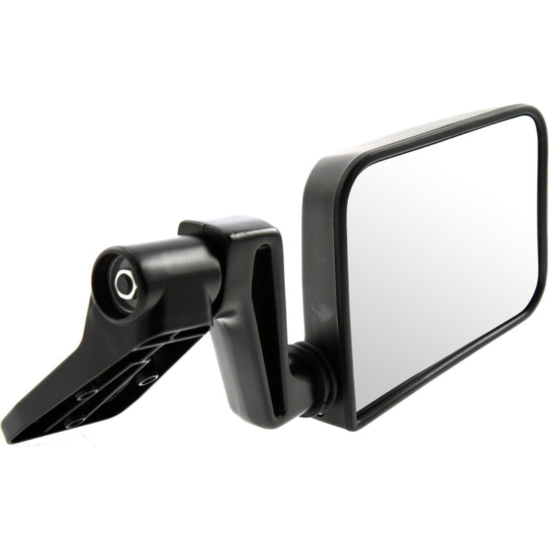 DURAFORCE Left & Right Side View Door Manual Black Folding Mirrors for 87-02 Jeep Wrangler