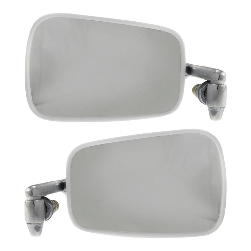 DURAFORCE Mirror Set For 1968-1977 Volkswagen Beetle Passenger & Driver Side Chrome Sedan