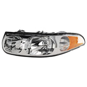 DURAFORCE LH & RH Headlight For Buick LeSabre 2000-2005 Halogen w/ Bulbs Smooth High Beam