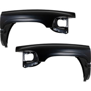 DURAFORCE Front Fender Set For 1994-01 Dodge Ram 1500 1994-02 Ram 2500 Primed Steel LH RH