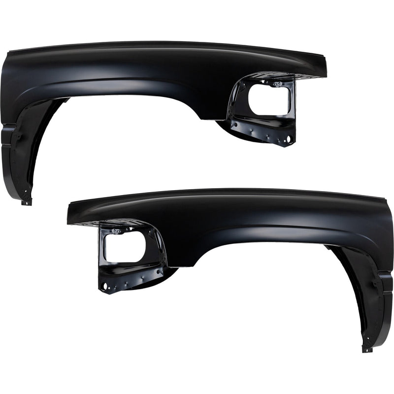 DURAFORCE Front Fender Set For 1994-01 Dodge Ram 1500 1994-02 Ram 2500 Primed Steel LH RH