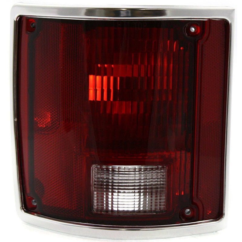 DURAFORCE Pair Tail Light for 78-86 Chevrolet K5 Blazer 87-91 Blazer LH RH w/ Chrome Trim