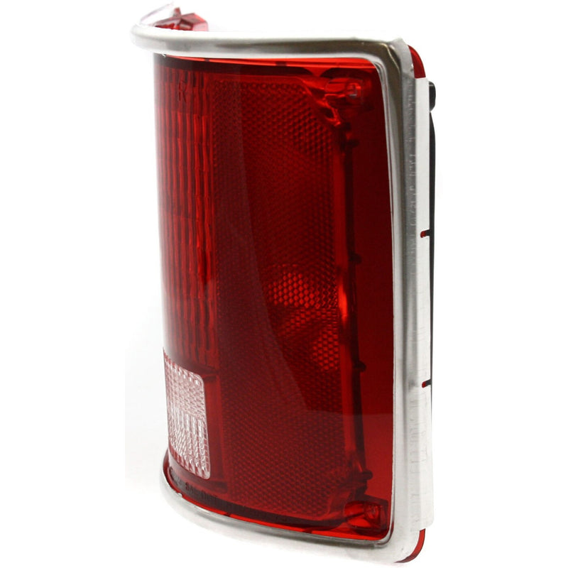 DURAFORCE Pair Tail Light for 78-86 Chevrolet K5 Blazer 87-91 Blazer LH RH w/ Chrome Trim