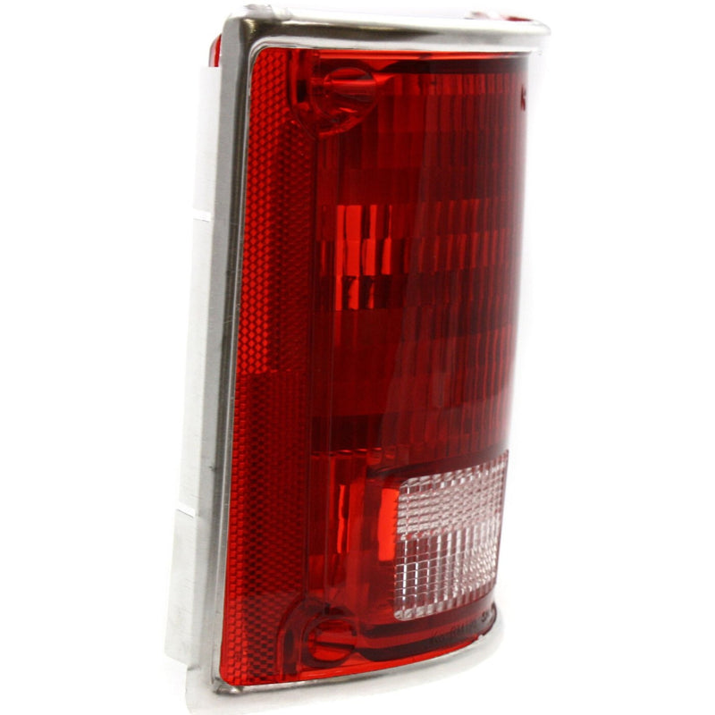DURAFORCE Pair Tail Light for 78-86 Chevrolet K5 Blazer 87-91 Blazer LH RH w/ Chrome Trim