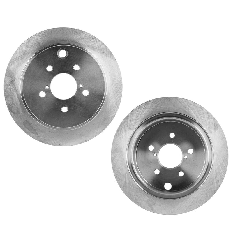 DURAFORCE Rear Disc Brake Rotors For 2016-2020 Subaru Crosstrek 2013-2015 XV Crosstrek
