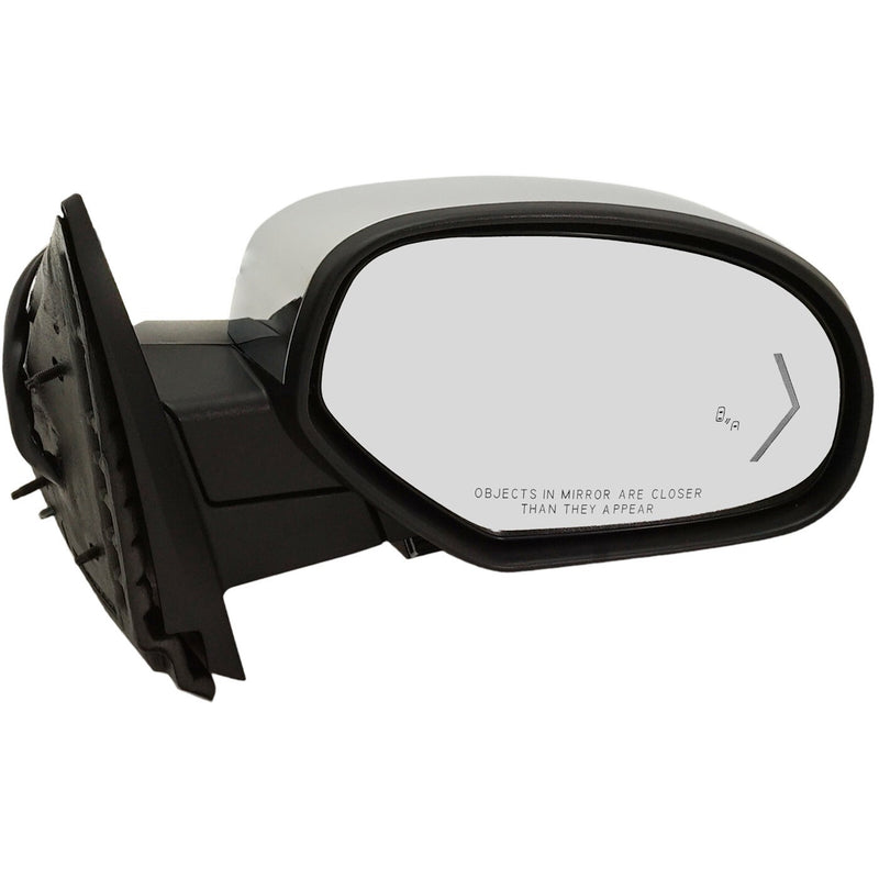 DURAFORCE Mirror For 2007-2014 Chevrolet Tahoe Suburban Power-Fold BSD Memory Chrome RH