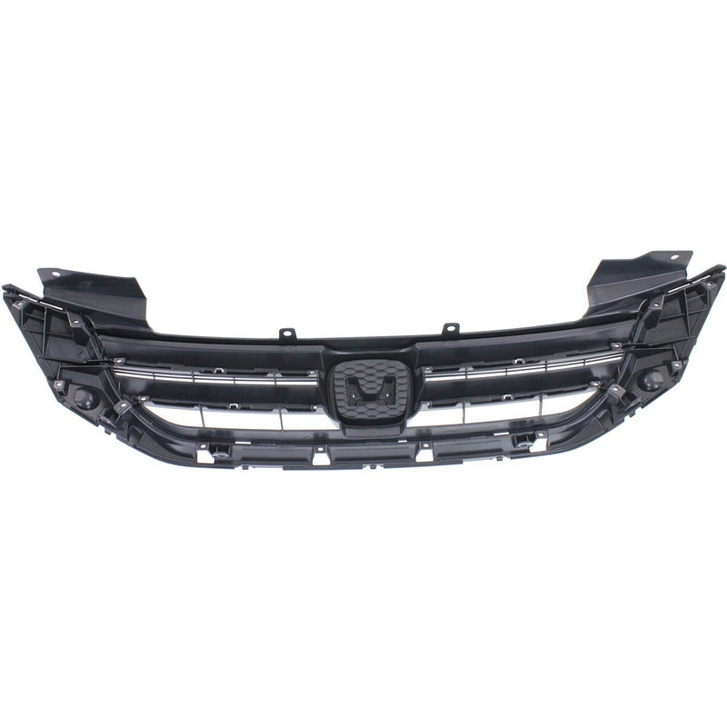 DURAFORCE Bumper Cover Grille Assembly Kit For 2013-15 Honda Accord Sedan EX/EX-L/LX/Sport