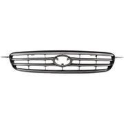 DURAFORCE Grille For 2003-2004 Toyota Corolla Gray Plastic