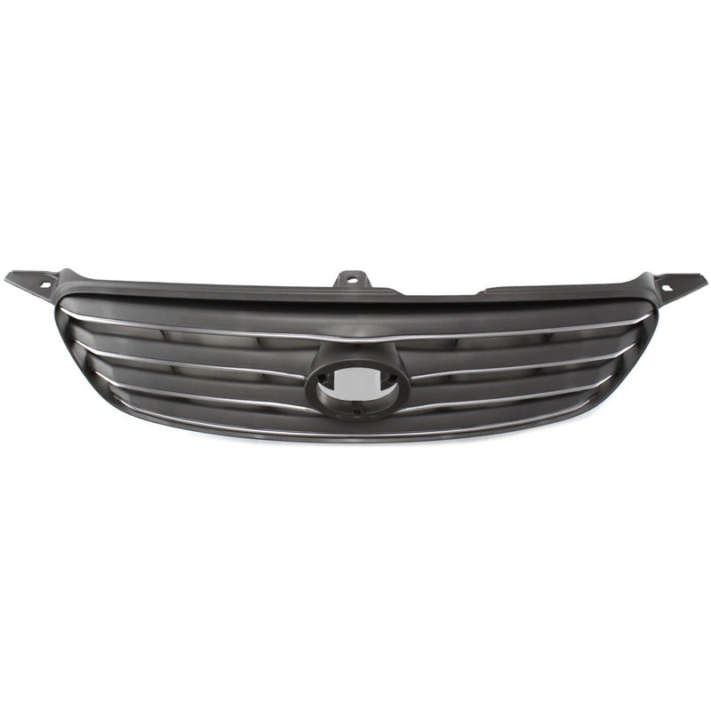 DURAFORCE Grille For 2003-2004 Toyota Corolla Gray Plastic