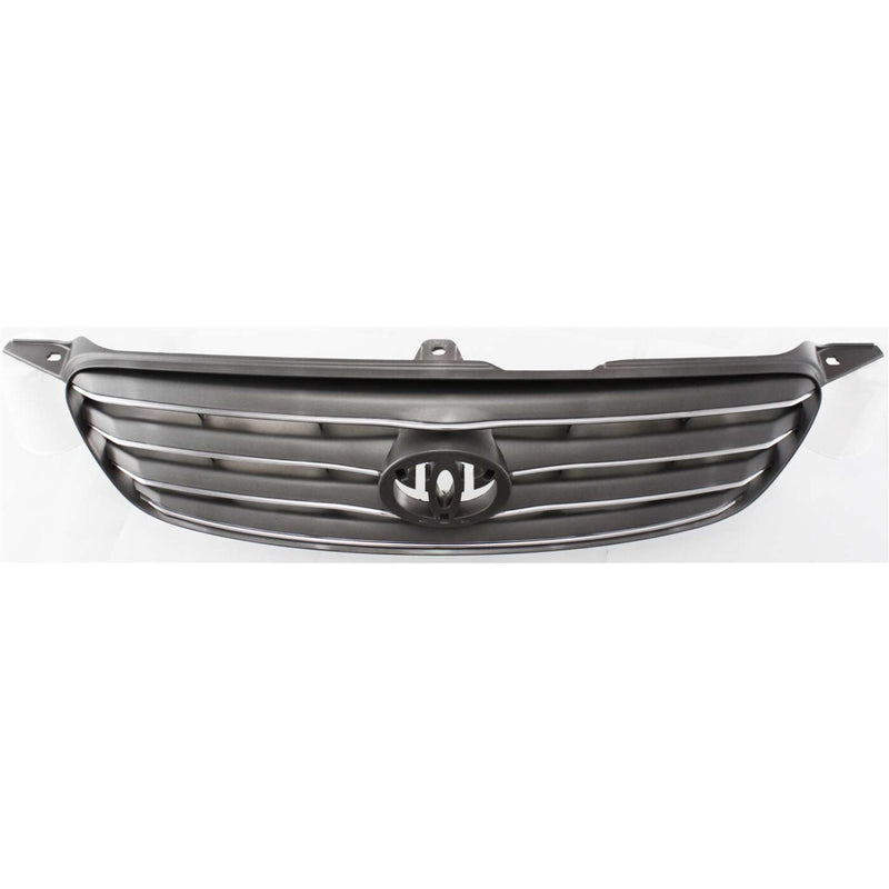 DURAFORCE Grille For 2003-2004 Toyota Corolla Gray Plastic
