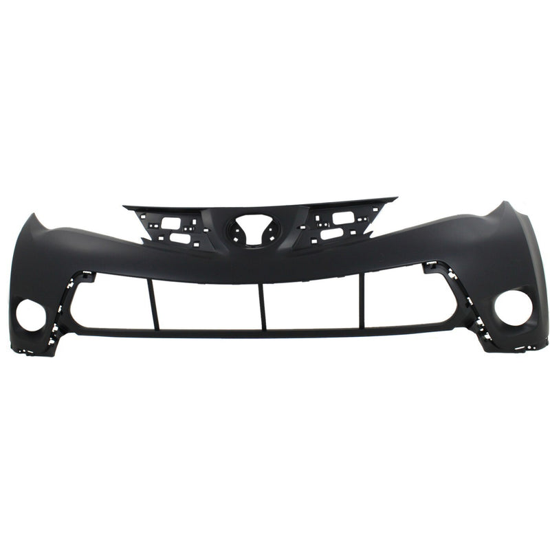 DURAFORCE Bumper Covers Facias Set of 2 Front Upper for Toyota RAV4 2013-2015 Pair