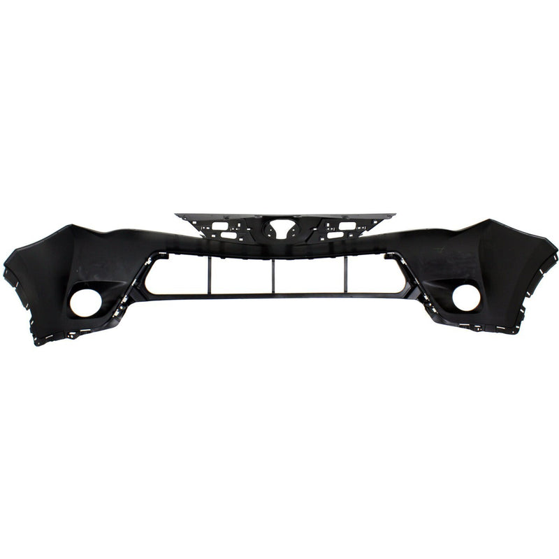 DURAFORCE Bumper Covers Facias Set of 2 Front Upper for Toyota RAV4 2013-2015 Pair