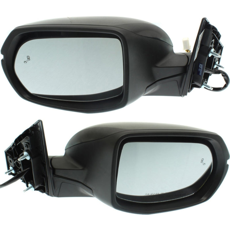 DURAFORCE Power Mirror Set For 17-22 Honda CR-V Heated Signal Light Blind Spot Paintable
