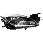 DURAFORCE Headlight Assembly Set For 2011-13 Mazda 6 Left and Right Composite CAPA Halogen