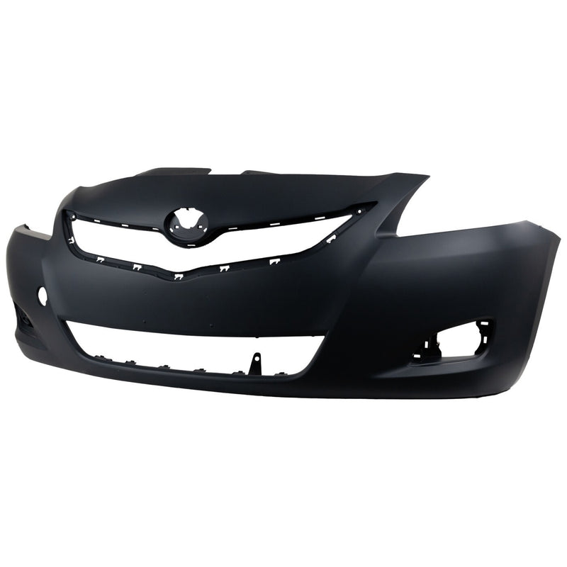 DURAFORCE Front Bumper Cover For 2007-2012 Toyota Yaris Sedan with Fog Lamp Holes Primed
