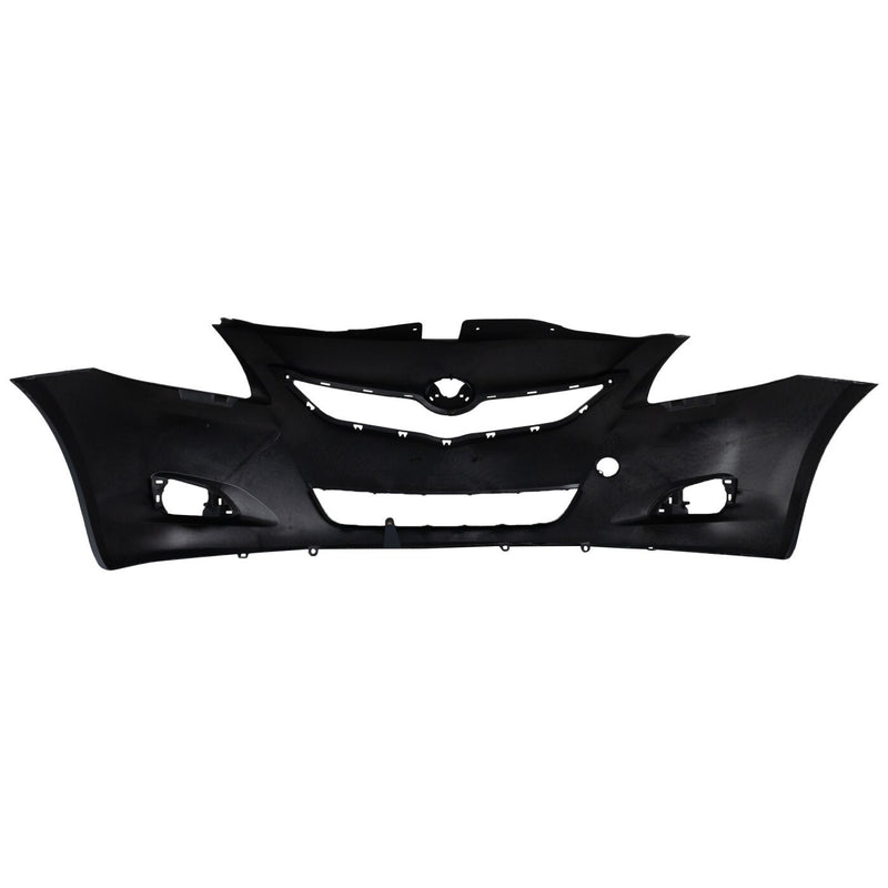 DURAFORCE Front Bumper Cover For 2007-2012 Toyota Yaris Sedan with Fog Lamp Holes Primed