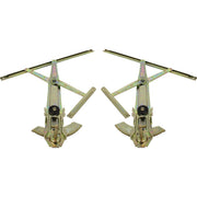 DURAFORCE Manual Window Regulator Set For 1996-2000 Honda Civic Front 2-Door Coupe