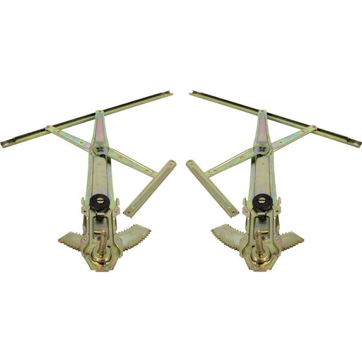 DURAFORCE Manual Window Regulator Set For 1996-2000 Honda Civic Front 2-Door Coupe