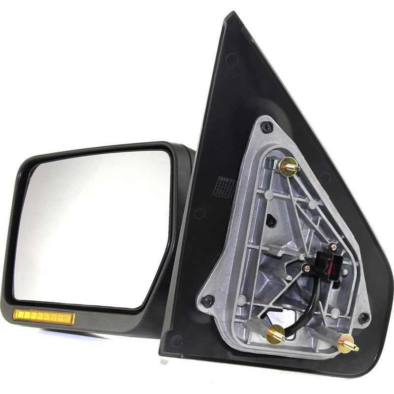 DURAFORCE Mirror For 2004-2006 Ford F-150 Driver Side Textured Black Manual Folding Heated