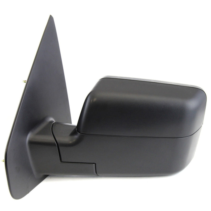 DURAFORCE Mirror For 2004-2006 Ford F-150 Driver Side Textured Black Manual Folding Heated
