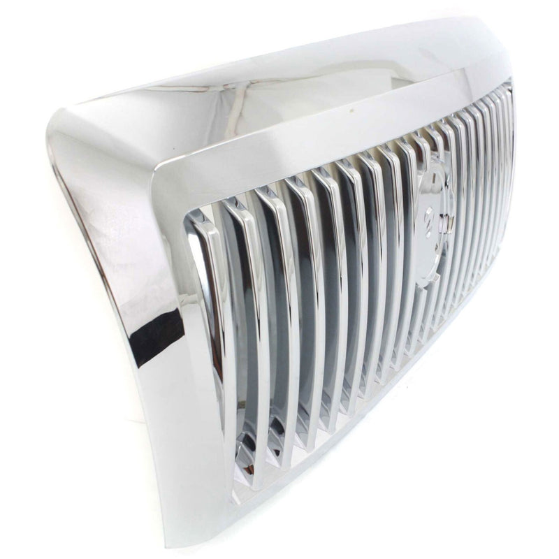 DURAFORCE Grille For 2006-2011 Mercury Grand Marquis Chrome Plastic