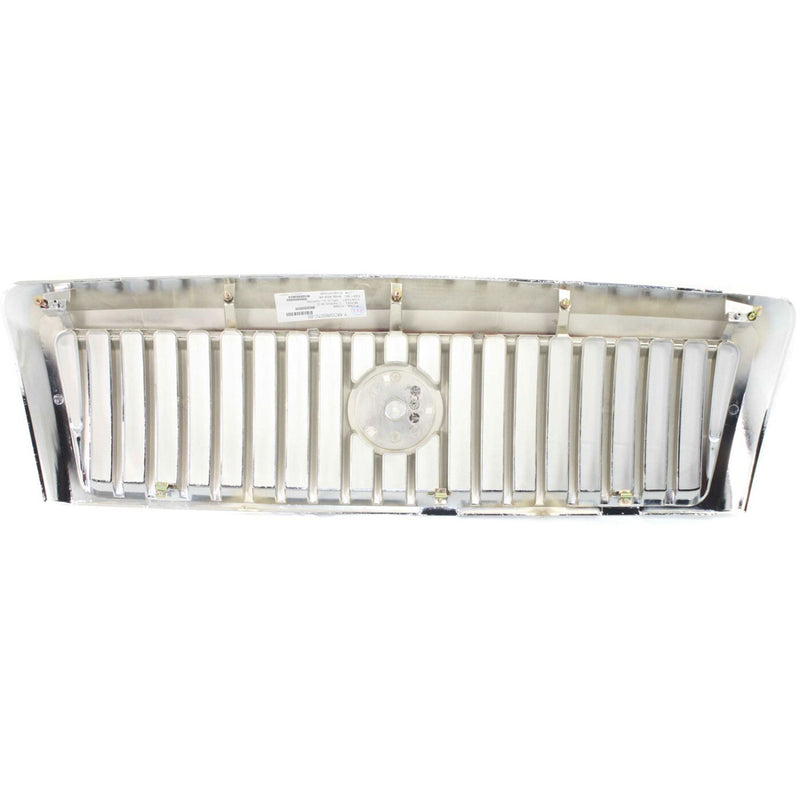 DURAFORCE Grille For 2006-2011 Mercury Grand Marquis Chrome Plastic