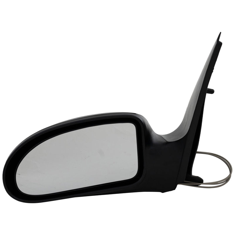 DURAFORCE Manual Remote Mirror For 2003-2007 Ford Focus Front Driver Side Textured Black