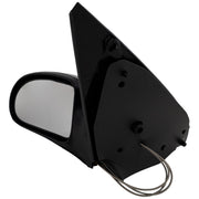DURAFORCE Manual Remote Mirror For 2003-2007 Ford Focus Front Driver Side Textured Black